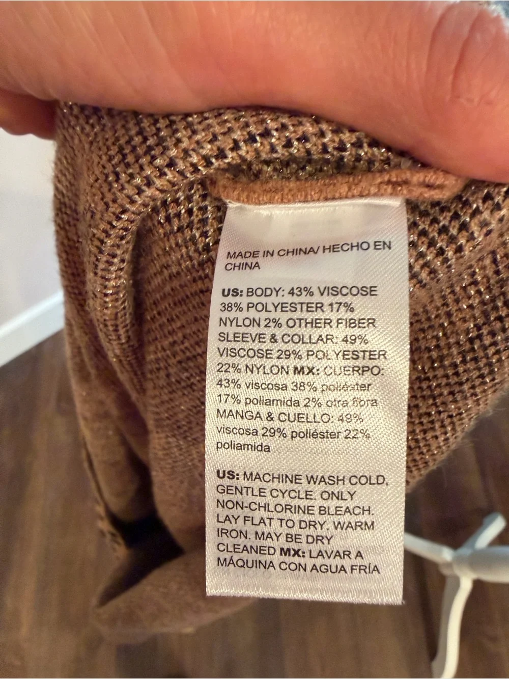 Chico’s Turtleneck Leopard Print Poncho Sweater